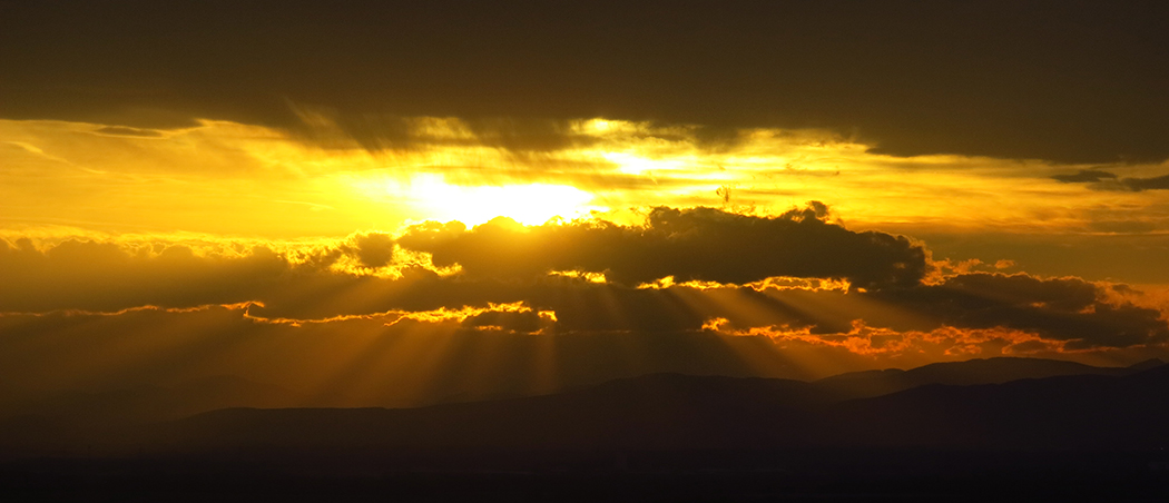 Wolkenstrahlen