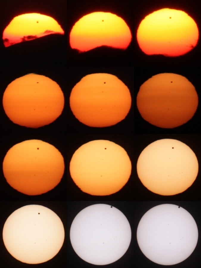 Venustransit vor der Sonne